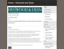Tablet Screenshot of henwoodanddean.co.uk